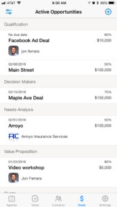 Mobile Social CRM for Sales