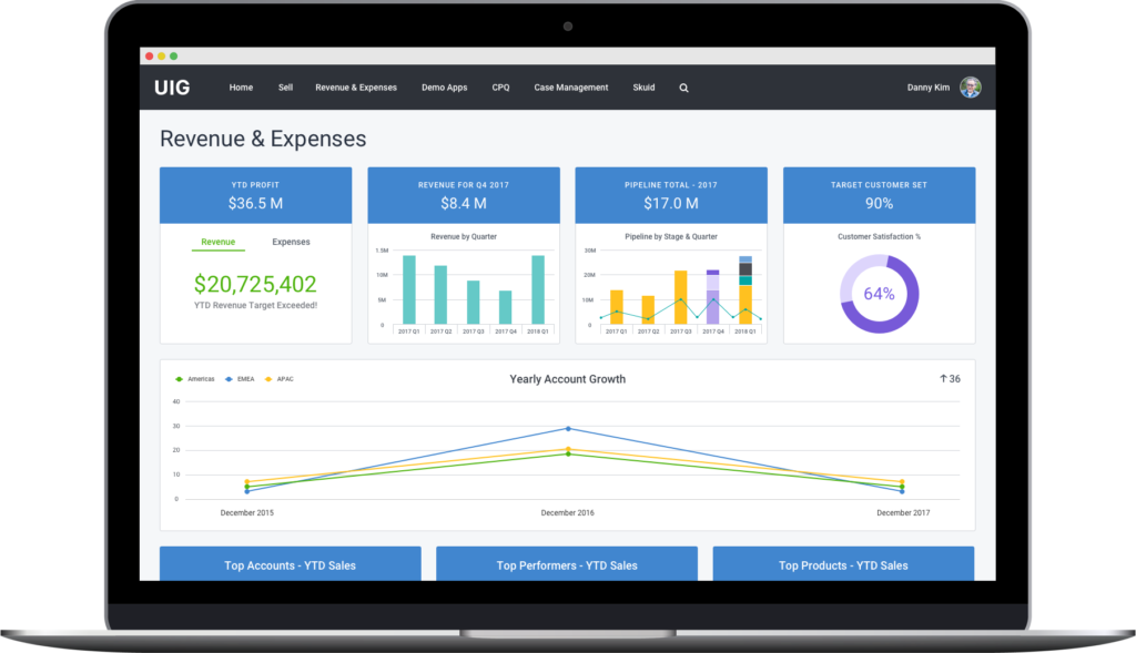 Skuid CRM Salesforce App