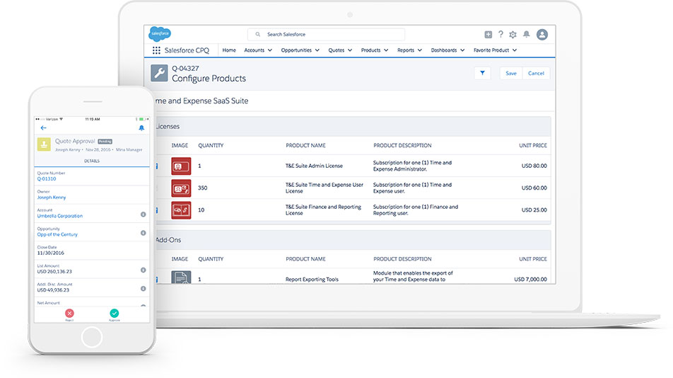 Salesforce Sales Cloud - Salesforce CPQ